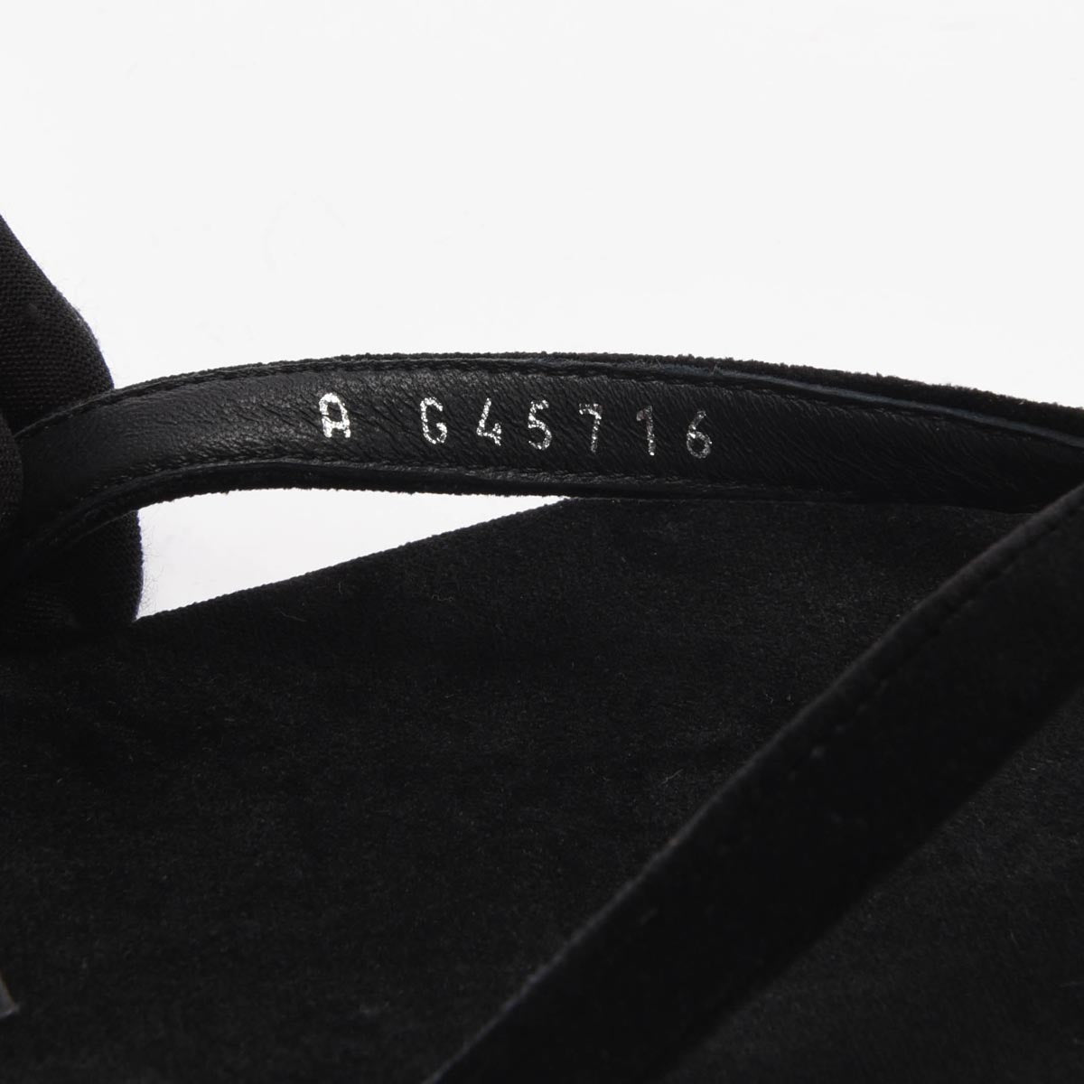 Chanel Black Velvet Crystal CC Thong Sandals 38.5