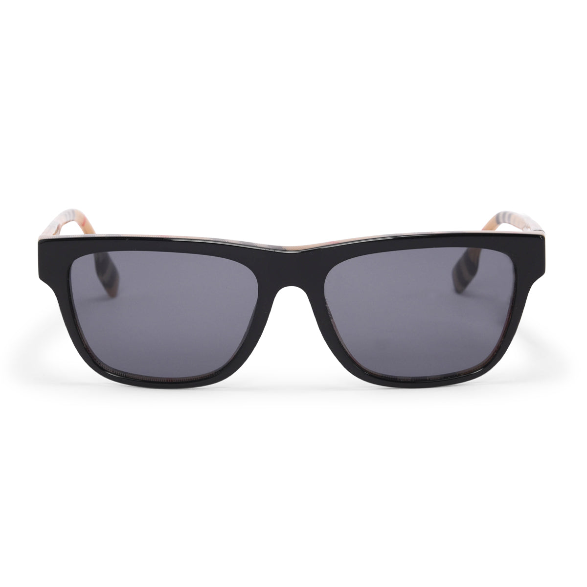 Burberry Black Check Square Sunglasses