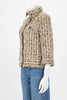 Chanel Brown Lesage Tweed Paris-Rome Jacket FR 38 - Blue Spinach