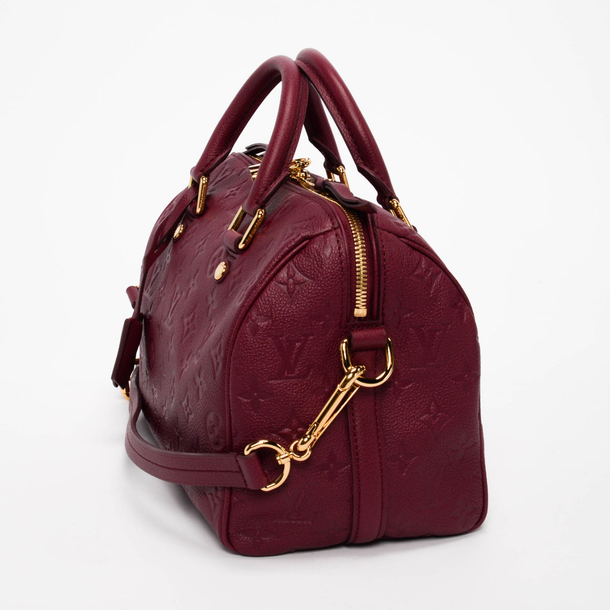 Louis Vuitton Aurore Monogram Empreinte Speedy Bandouliere 25