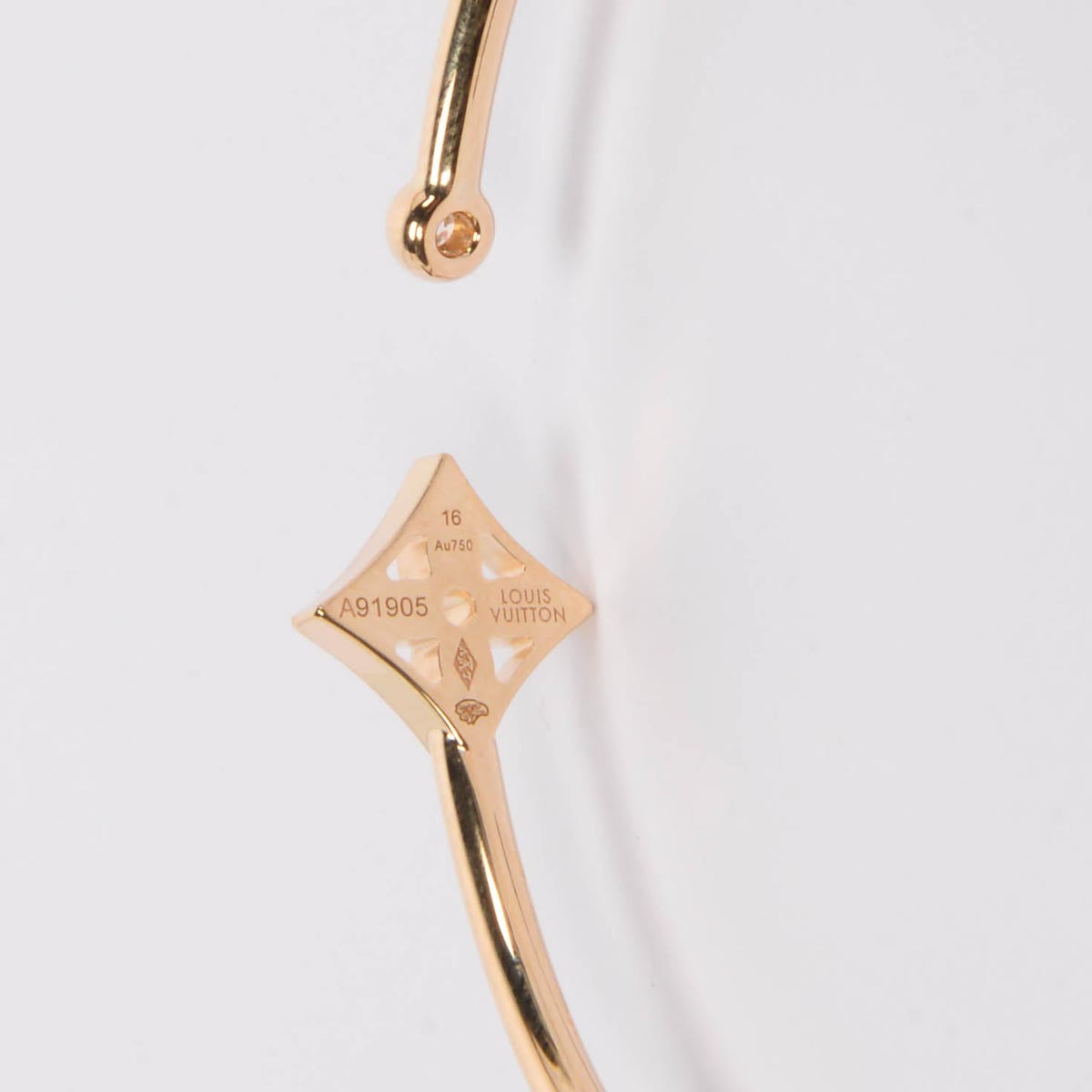 Louis Vuitton Yellow Gold & Diamond Idylle Blossom Twist Bracelet