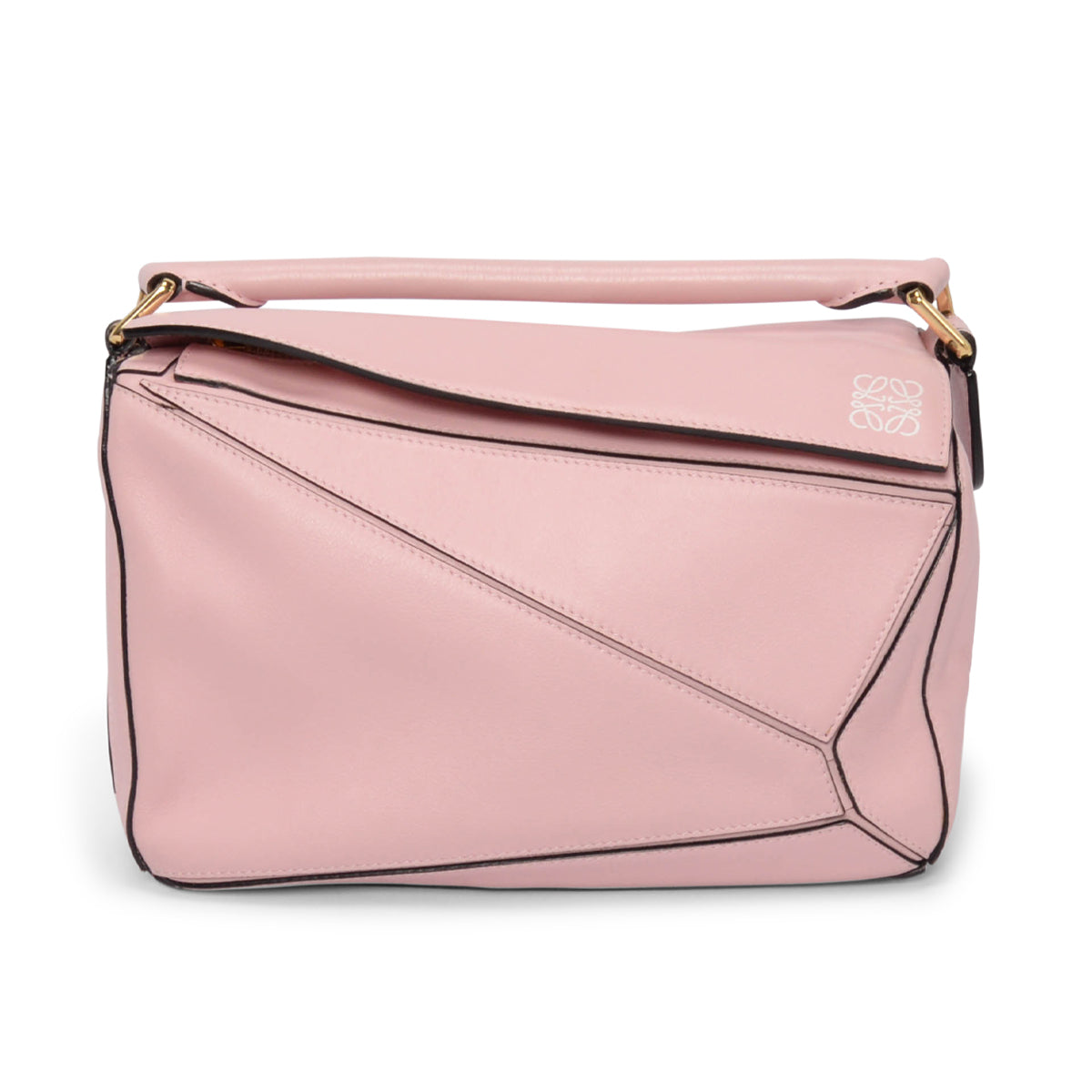 Loewe Soft Pink Calfskin Small Puzzle Bag