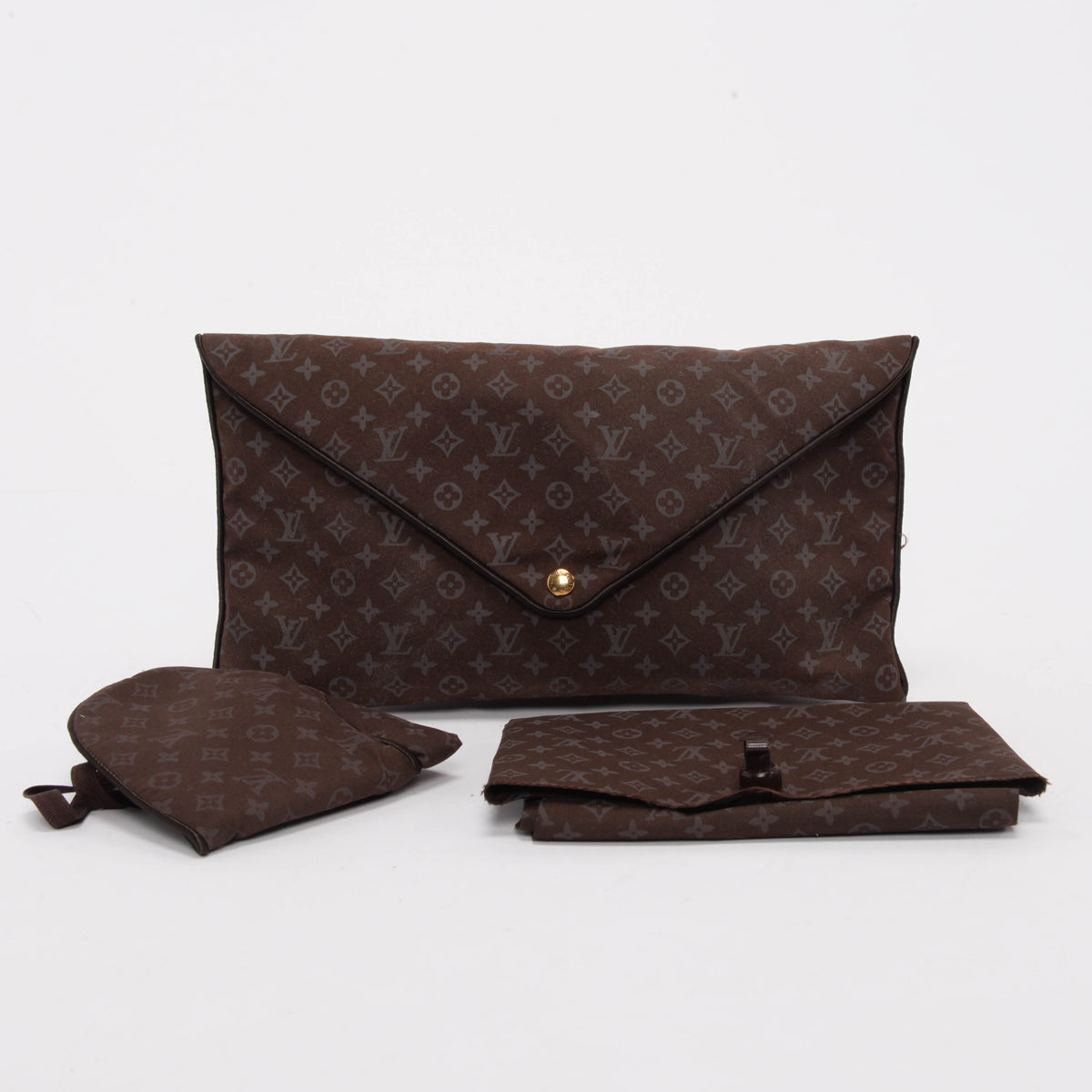 Louis Vuitton Brown Monogram Travel Set