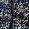 Chanel Blue Fantasy Tweed Cropped Jacket FR 40 - Blue Spinach