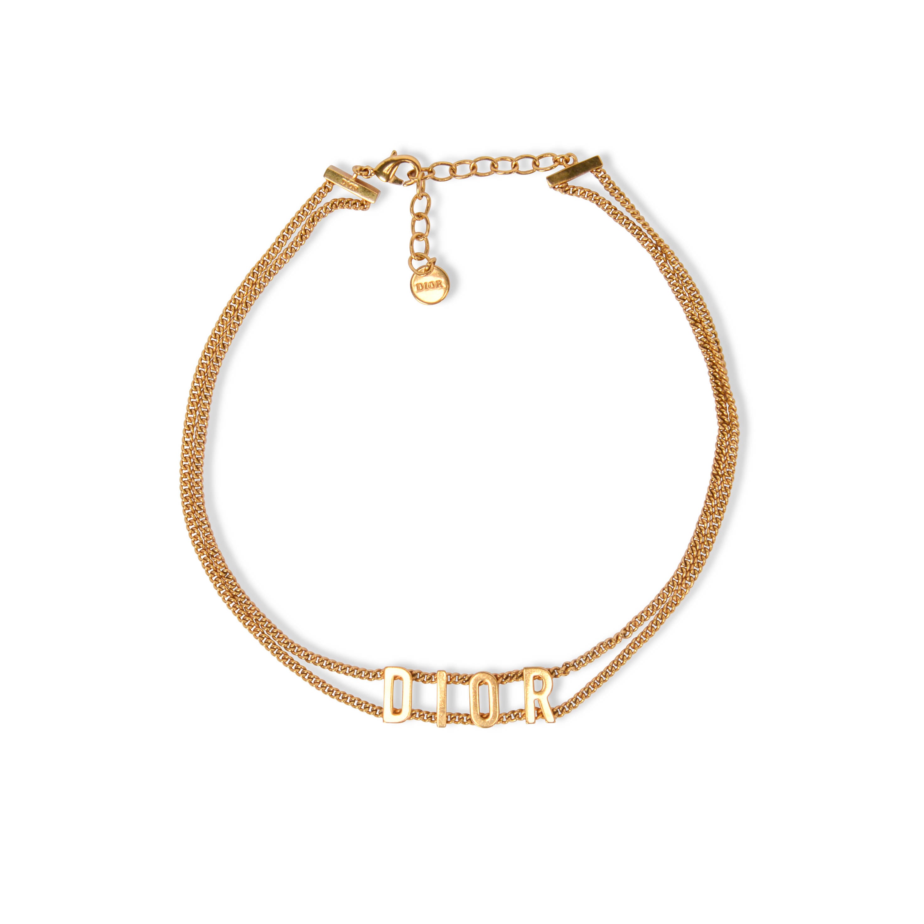 Dior Gold DIO(R)evolution Double Chain Necklace