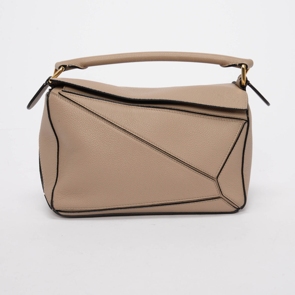 Loewe Sand Grained Calfskin Small Puzzle Bag