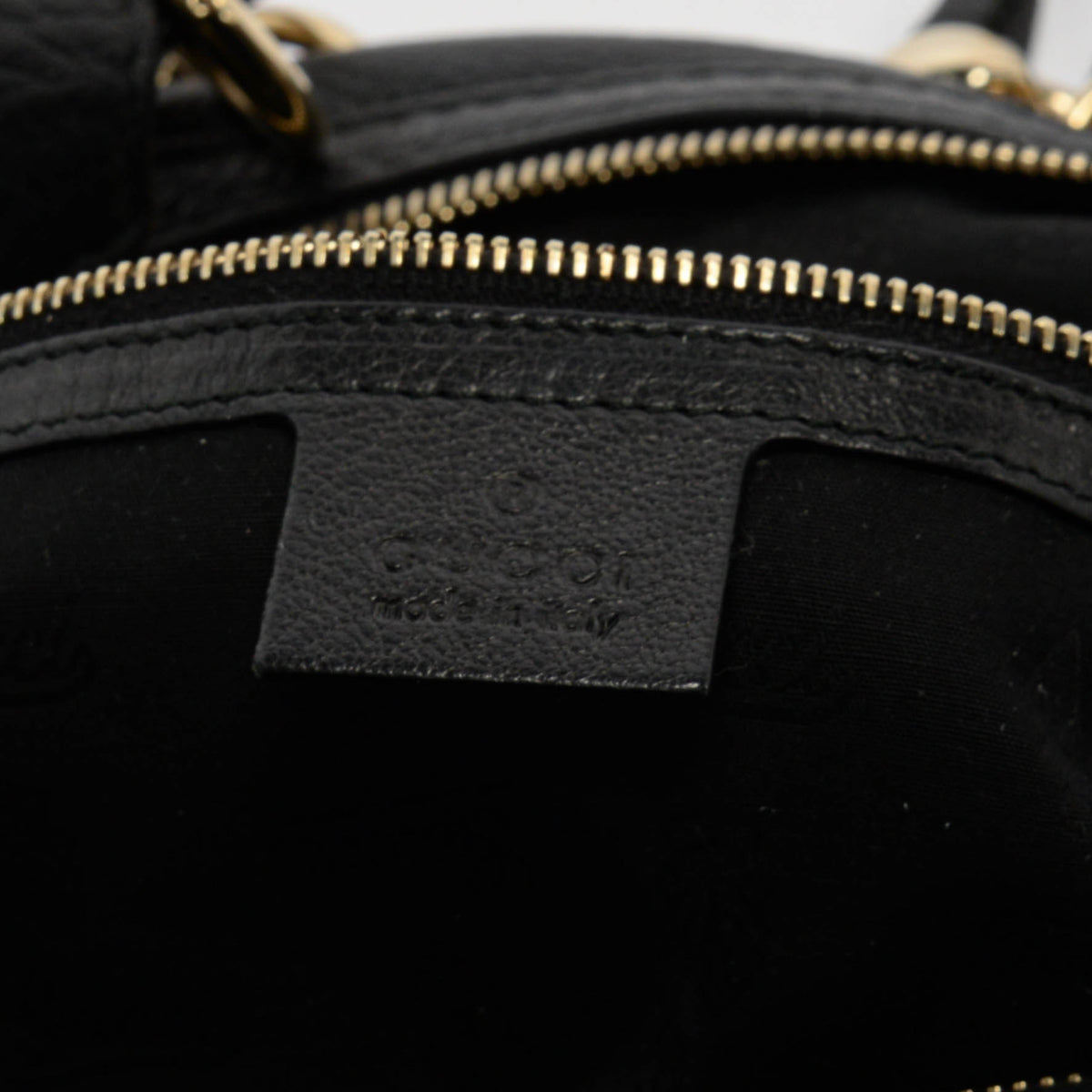 Gucci Black Calfskin Medium Sienna Hobo Bag