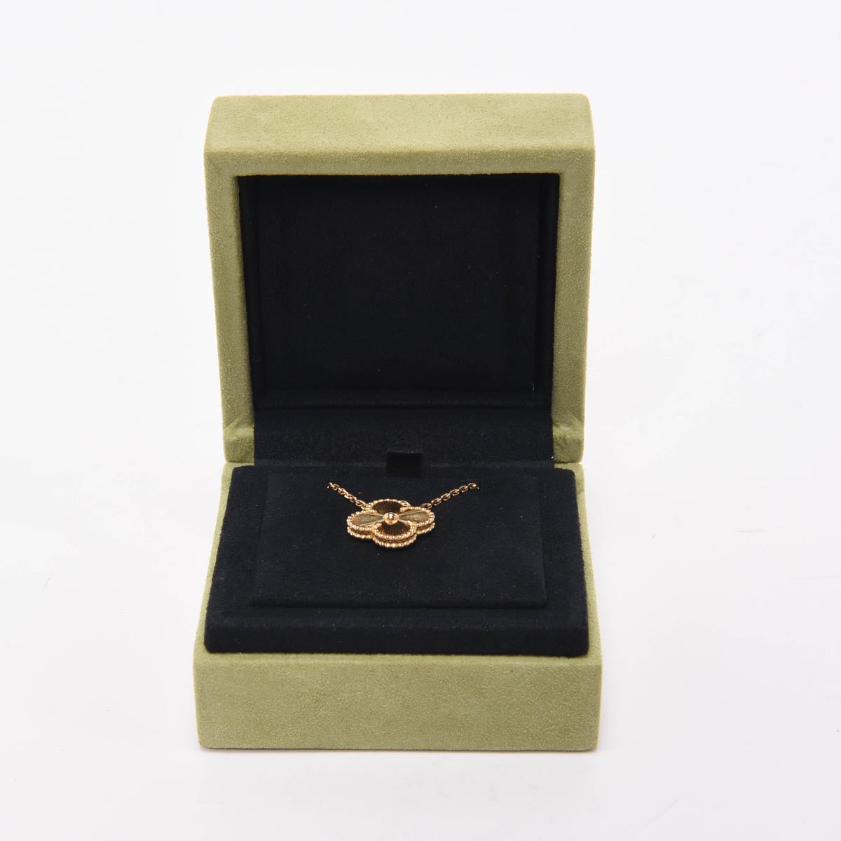 Van Cleef & Arpels 18k Yellow Gold Vintage Alhambra Necklace