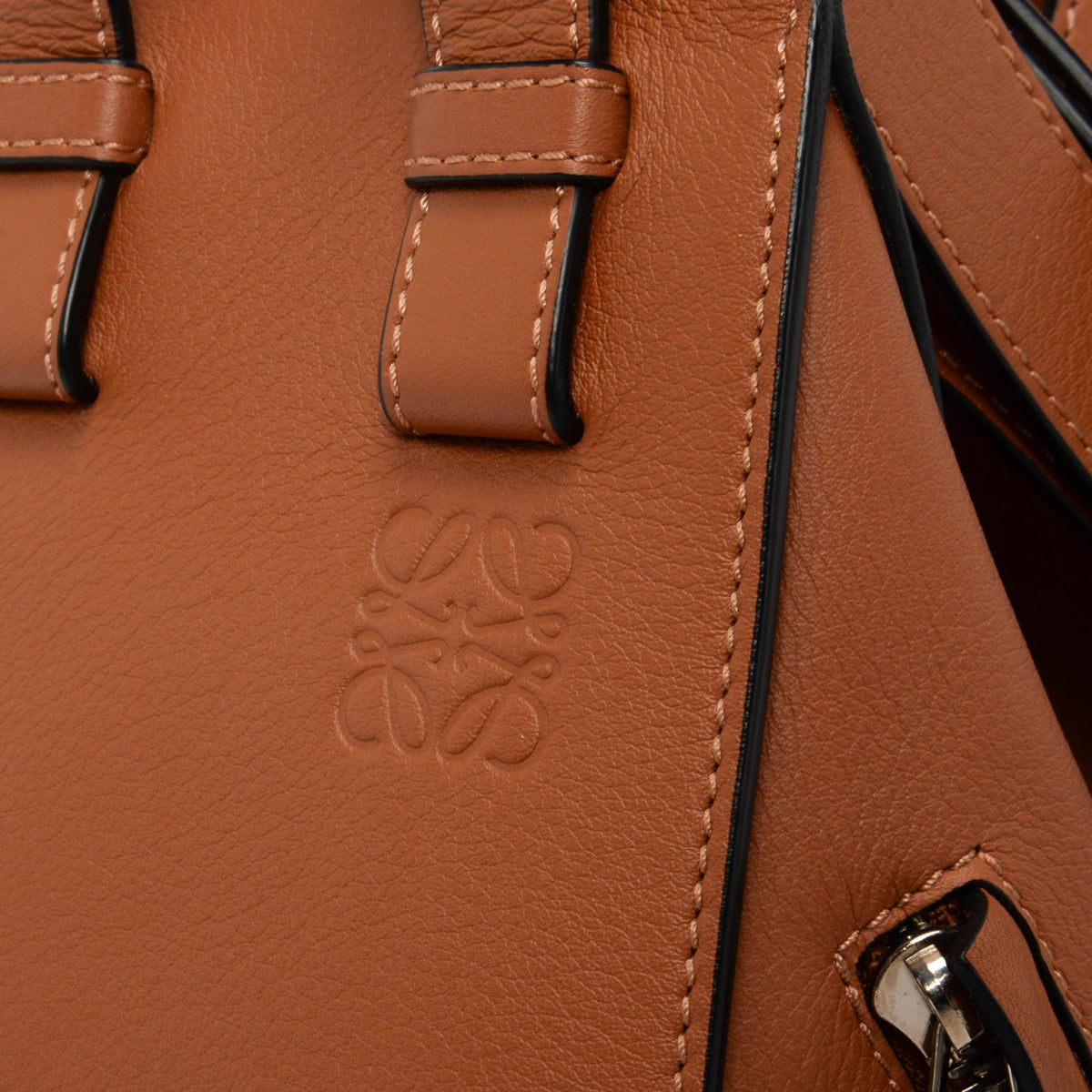 Loewe Caramel Calfskin Small Hammock Bag