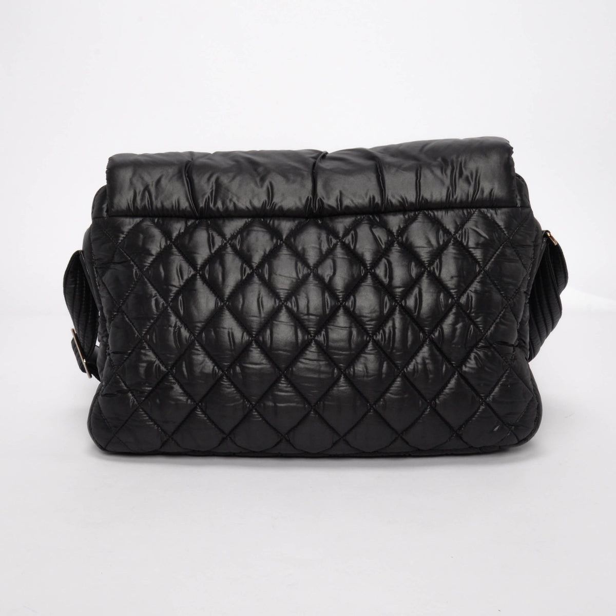 Chanel Black Quilted Nylon Coco Cocoon Messenger Bag