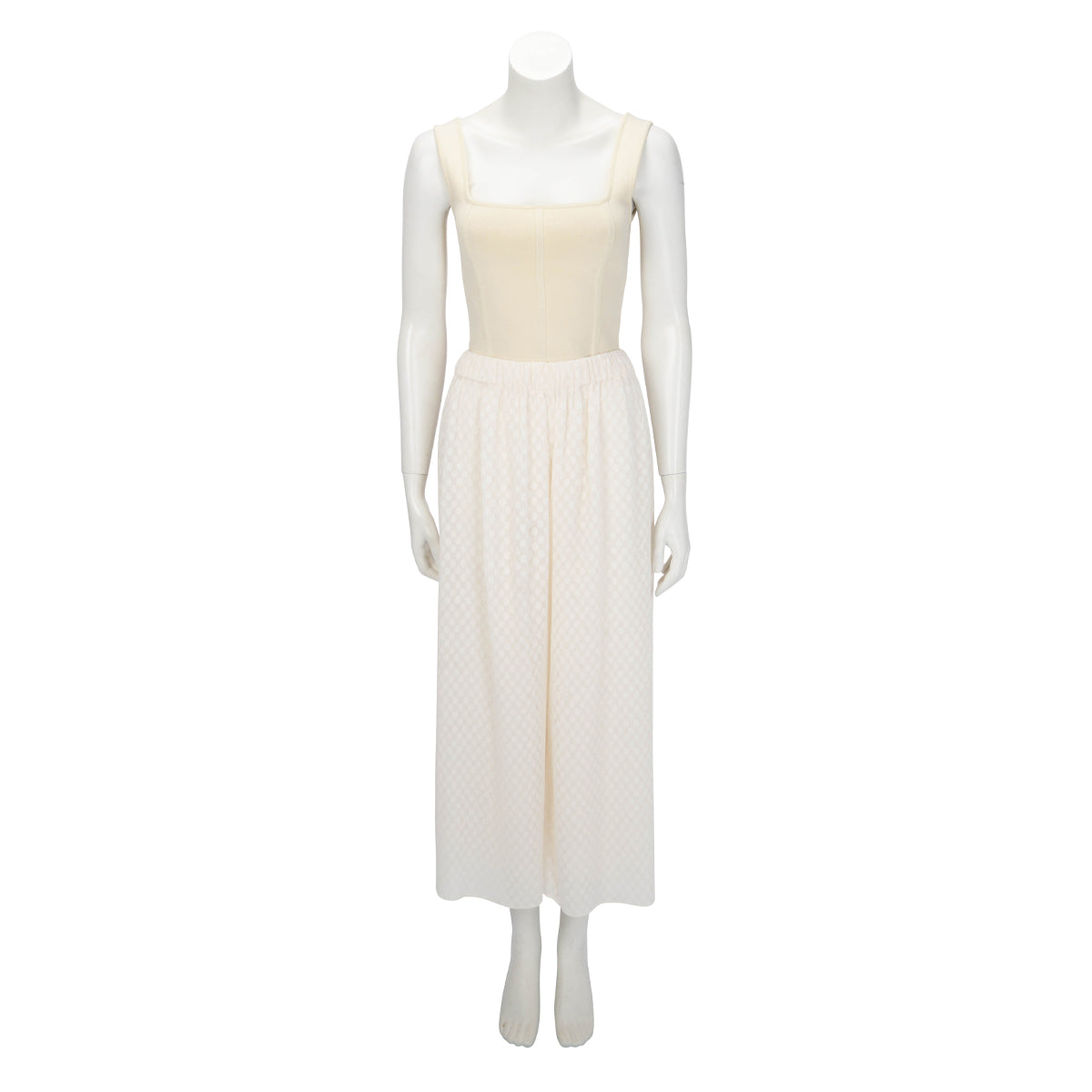 Zimmermann Ivory Polka Dot Pleated Pants 1