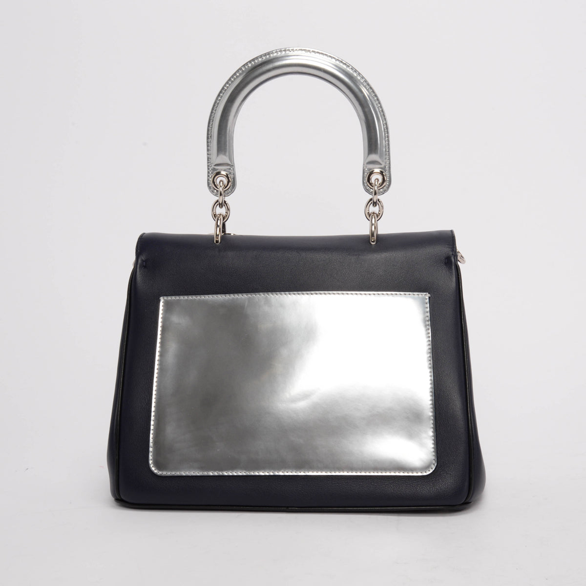 Dior Deep Blue Calfskin Dior Be Small Flap Bag