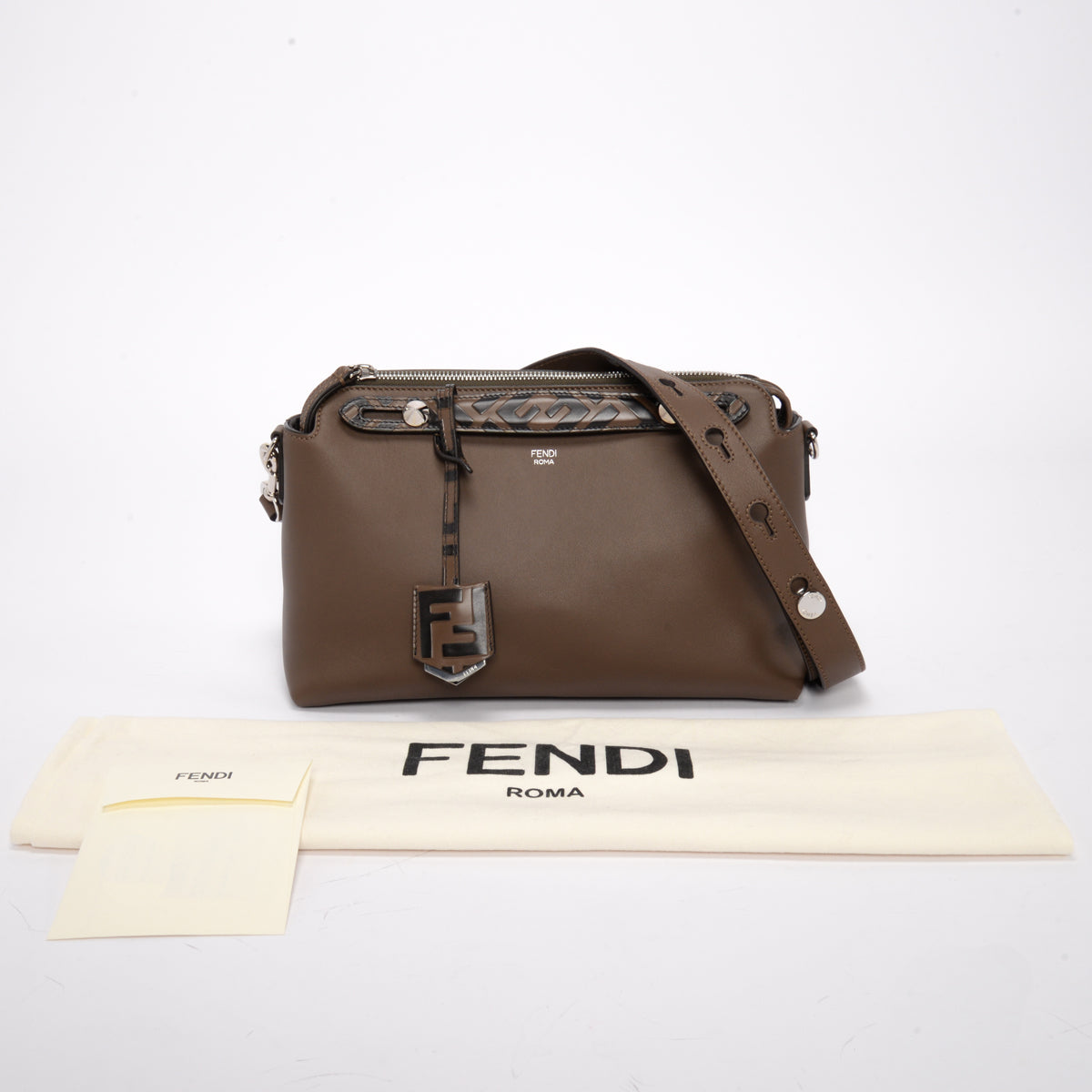 Fendi Tobacco Vitello Dolce Medium By The Way Bag