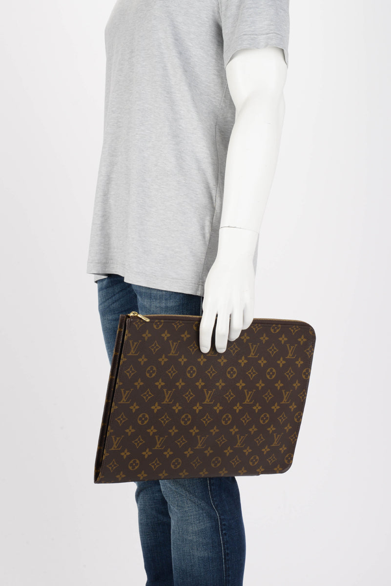 Louis Vuitton Monogram Canvas Poche Documents Portfolio