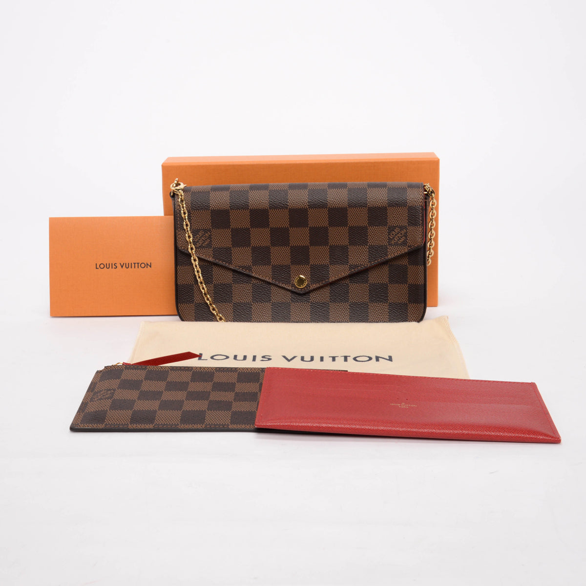 Louis Vuitton Damier Ebene Felicie Pochette Mini Bag