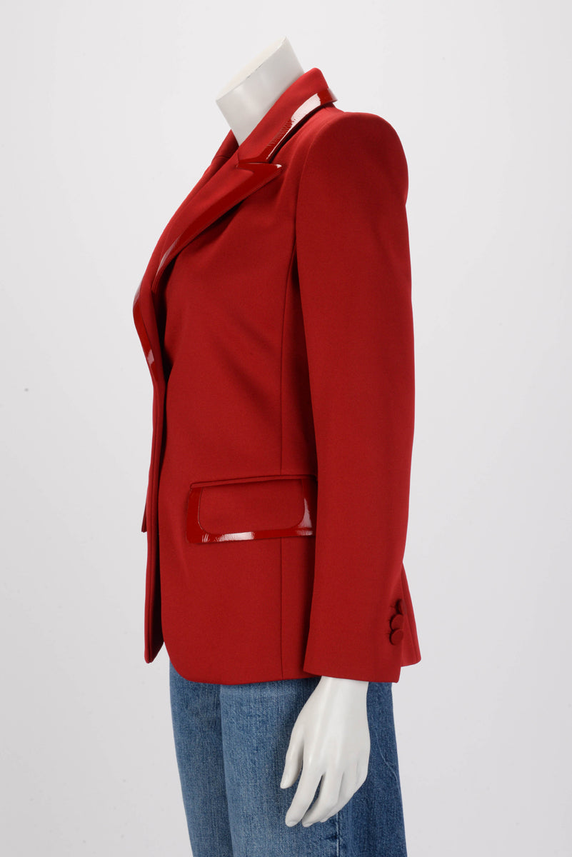 Fendi red jacket best sale