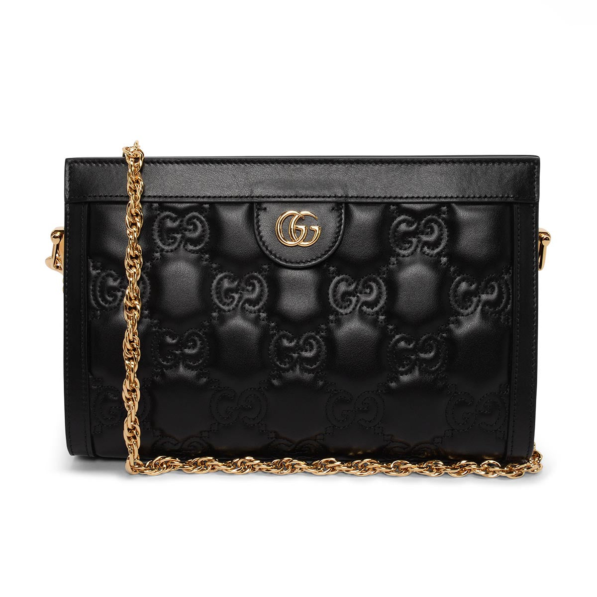 Gucci Black GG Matelasse Small Shoulder Bag