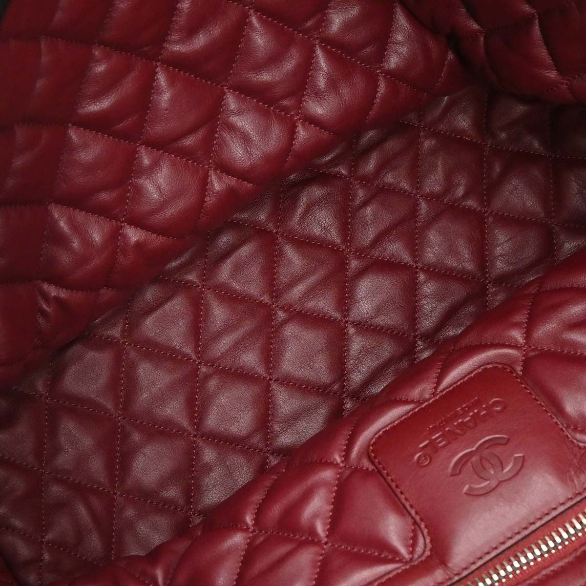 Chanel Black Lambskin Coco Cocoon Tote