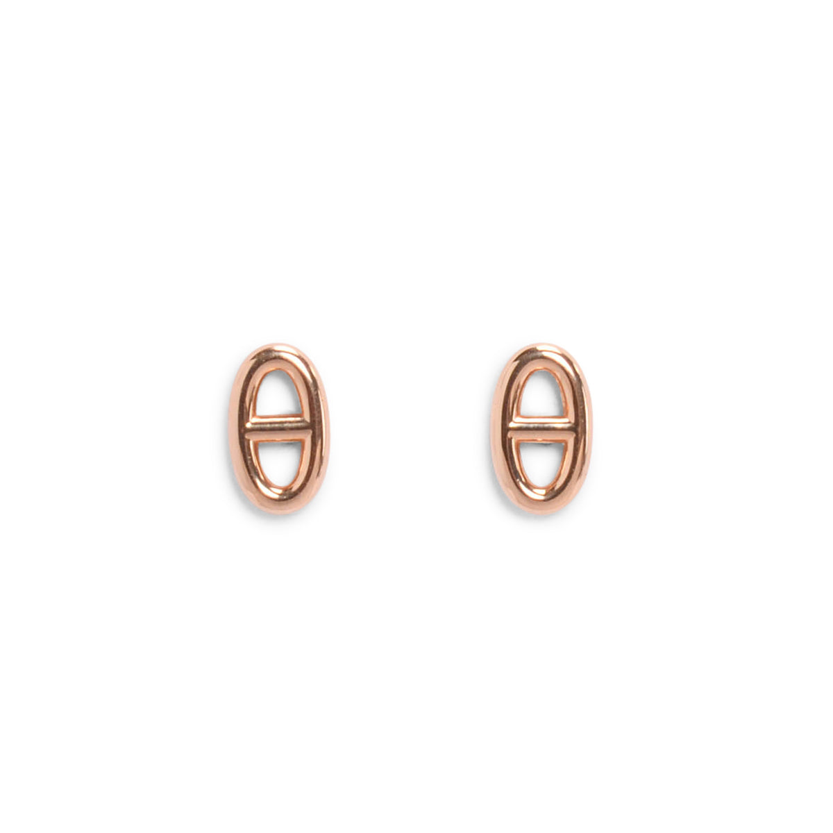 Hermes 18k Rose Gold Very Small Model Farandole Earrings