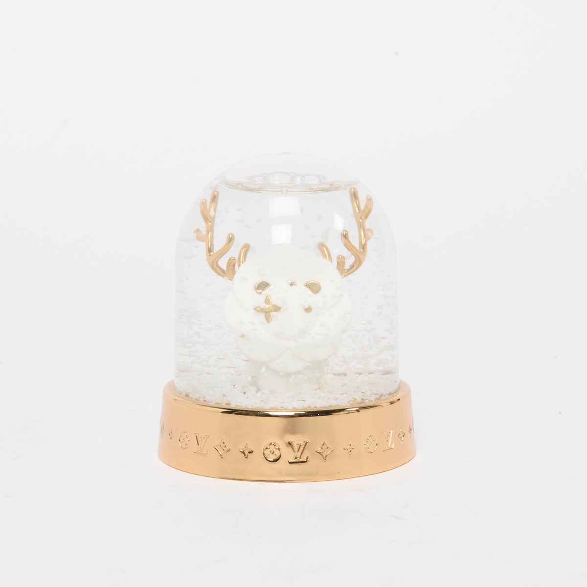 Louis Vuitton Gold Petula Snowglobe