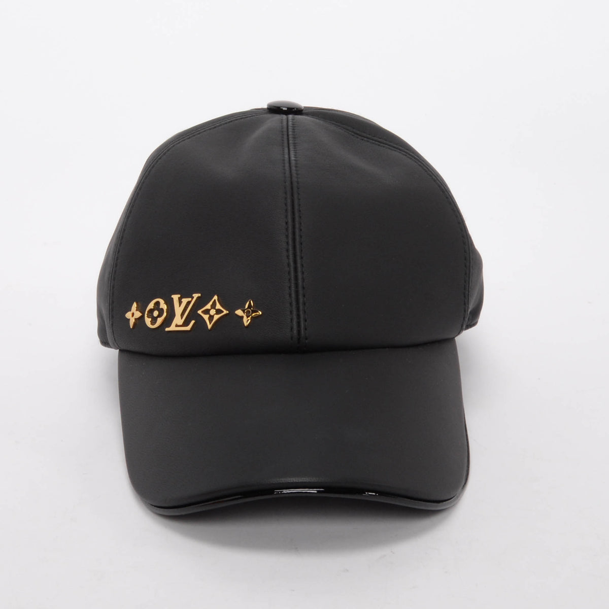 Louis Vuitton Black Leather Cruiser Cap
