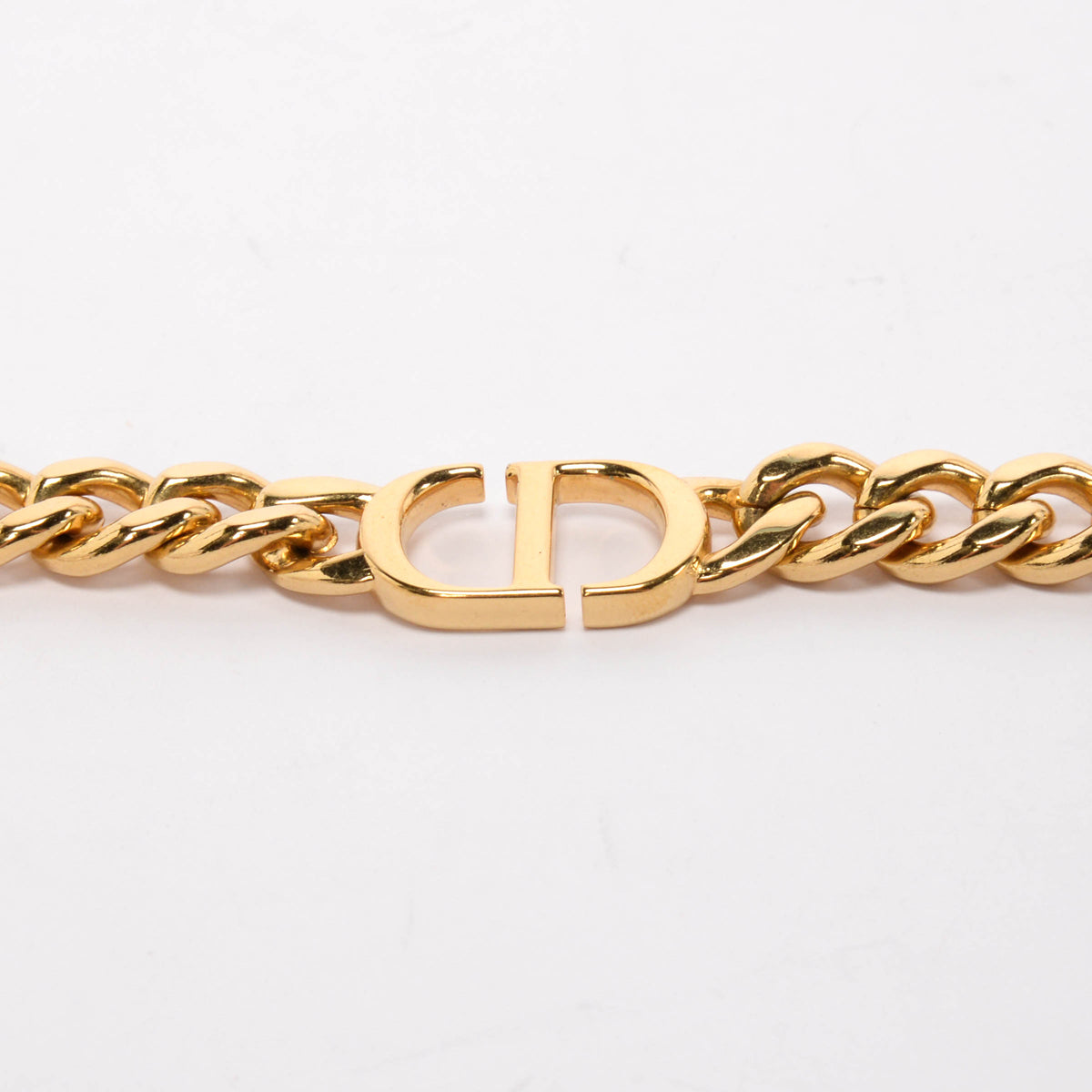 Dior Gold Metal 30 Montaigne Choker Necklace