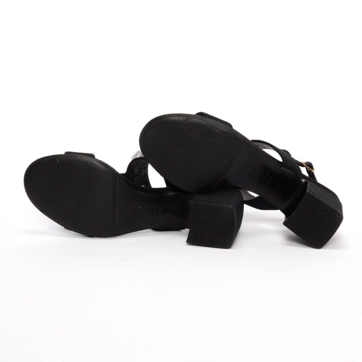 Chanel Black Grosgrain Bow CC Sandals 39