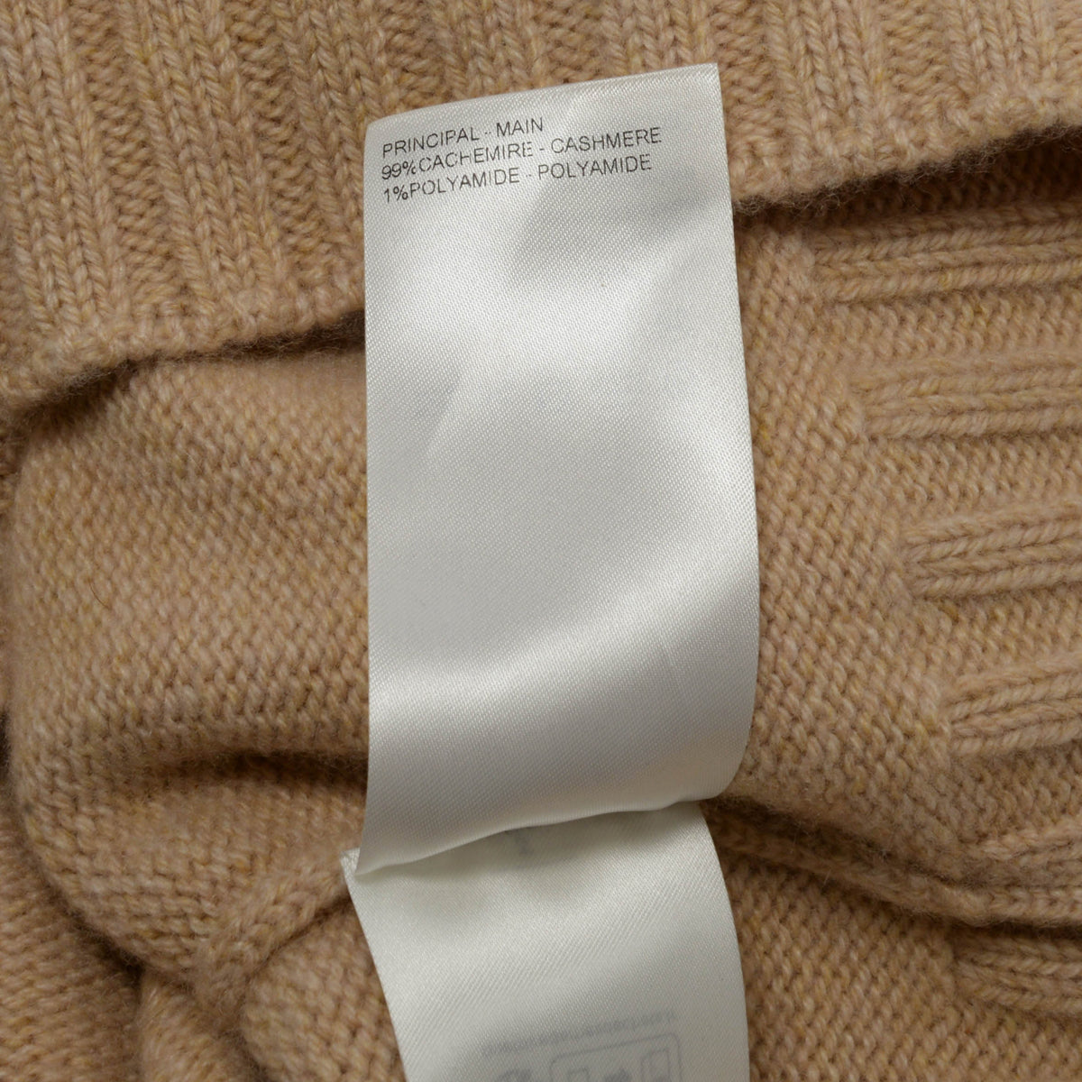 Louis Vuitton Beige Cashmere Monogram Button Sweater XS