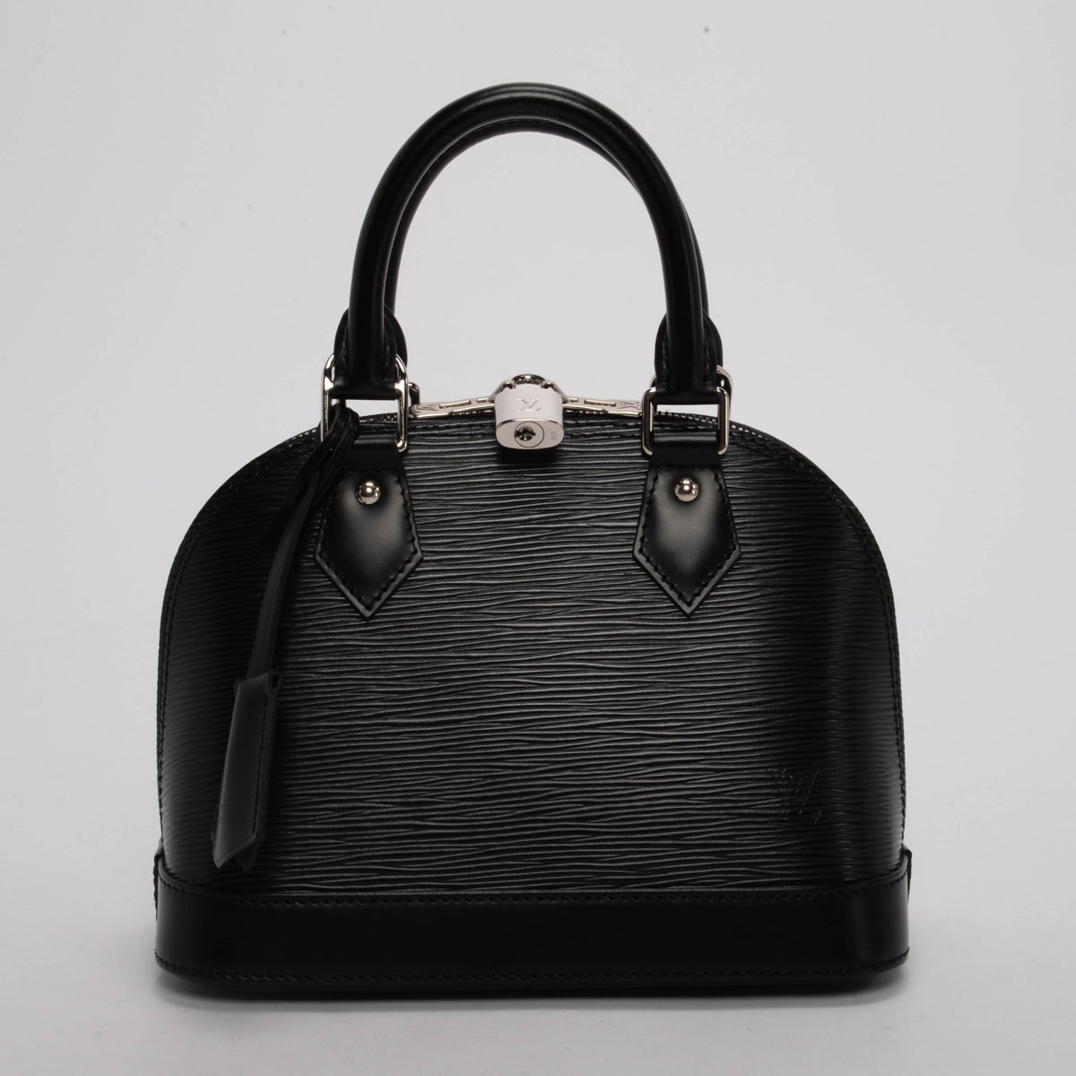 Louis Vuitton Black Epi Leather Alma BB Top Handle Bag