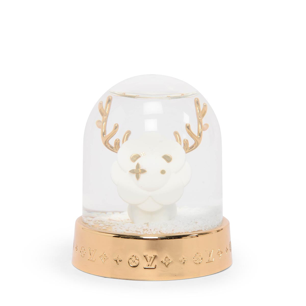 Louis Vuitton Gold Petula Snowglobe