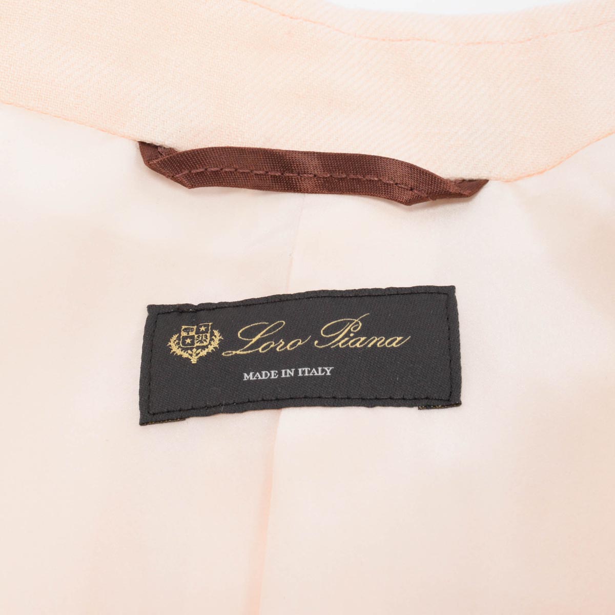 Loro Piana Honey Suckle Linen & Wool Aurora Oversized D.B. Blazer IT 42