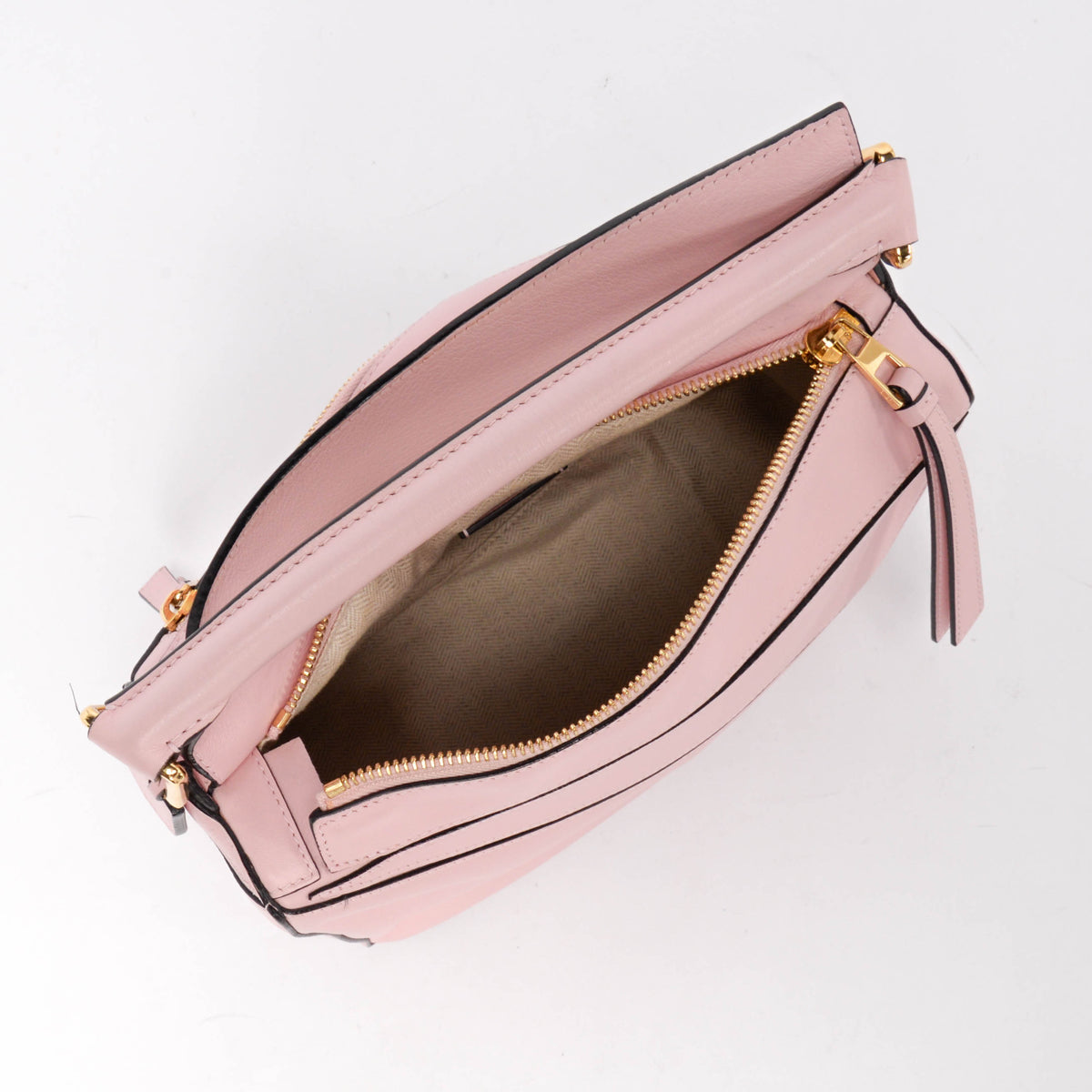 Loewe Soft Pink Calfskin Small Puzzle Bag