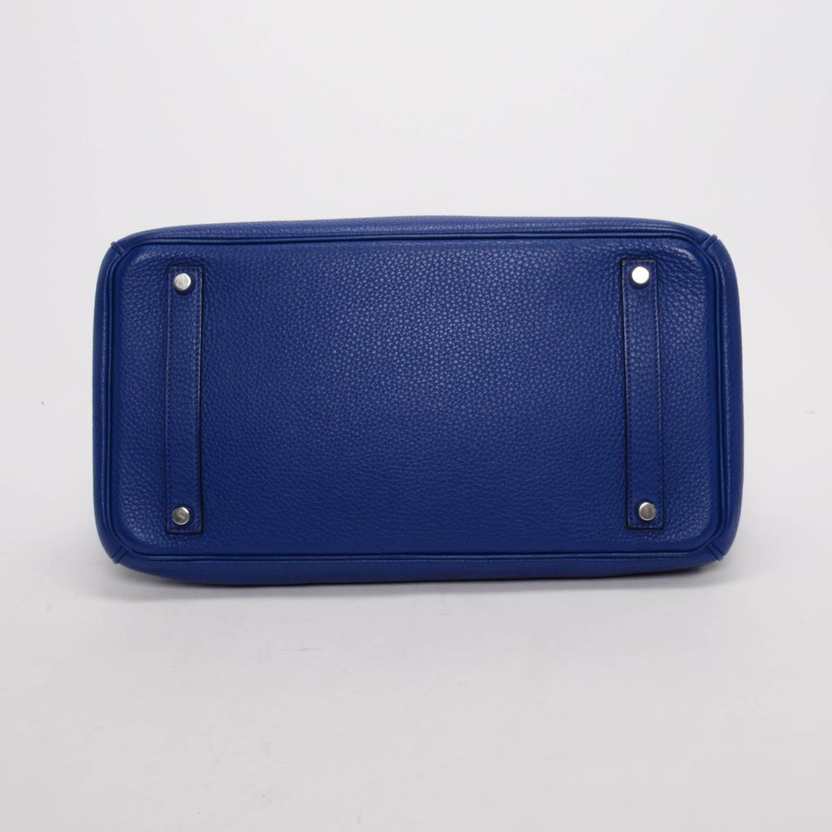 Hermes Bleu Electrique Togo Birkin 35 PHW