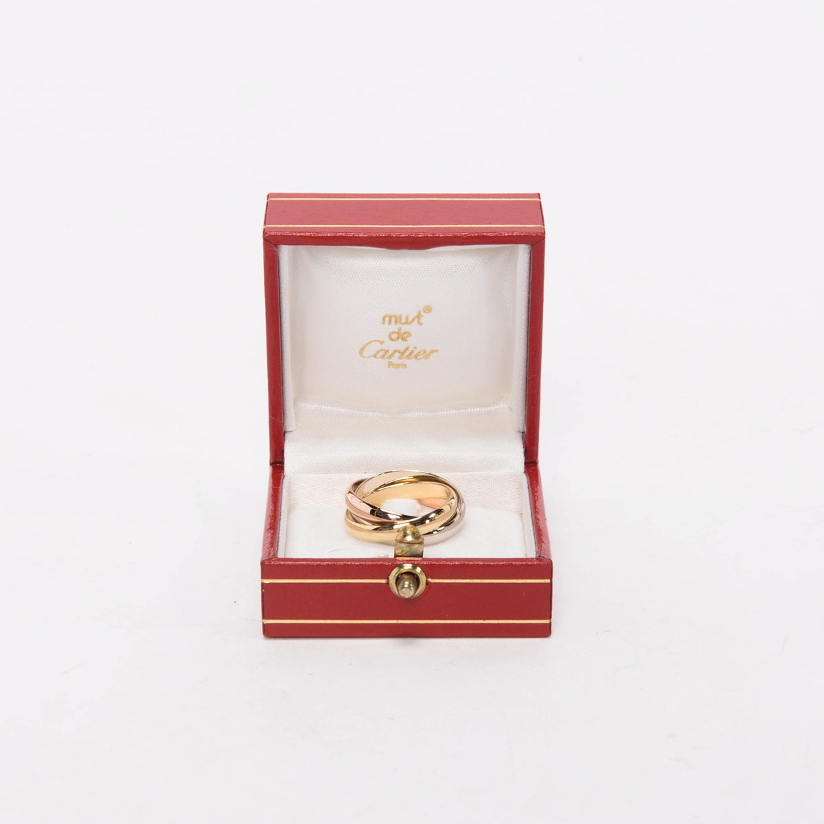 Cartier Tri-Colour Gold Le Must De Cartier Trinity Ring