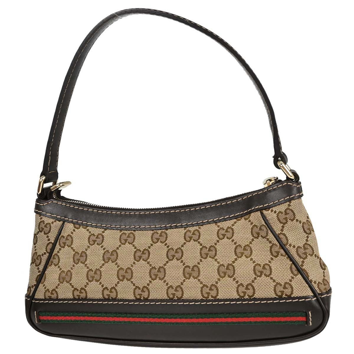 Gucci Brown GG Canvas Mayfair Small Shoulder Bag