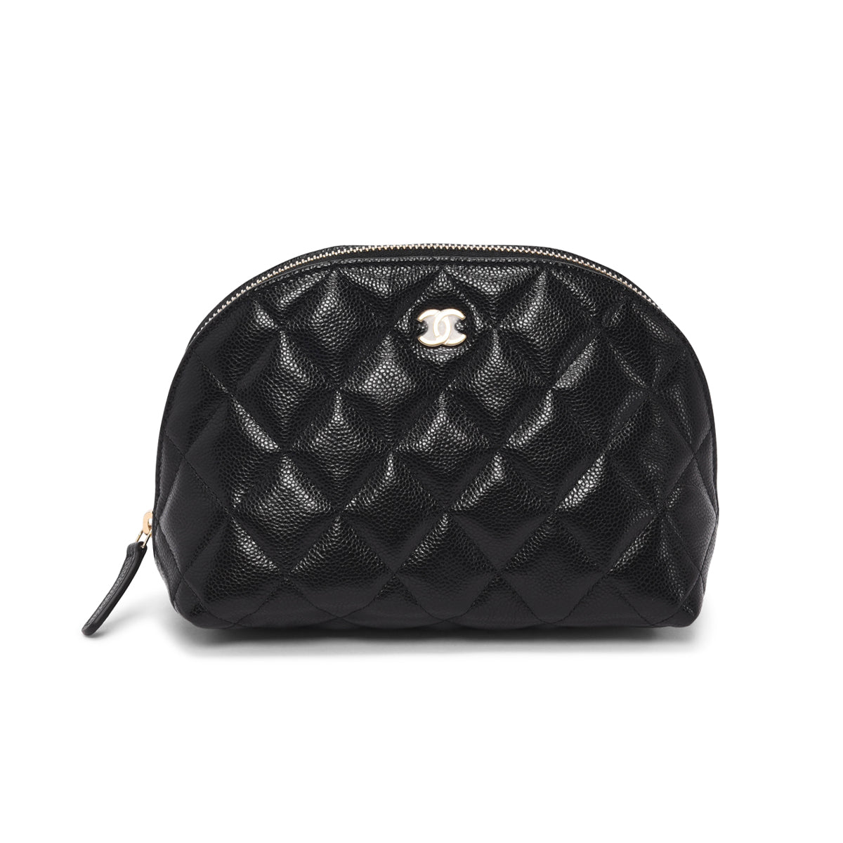 Chanel Black Caviar CC Cosmetic Case