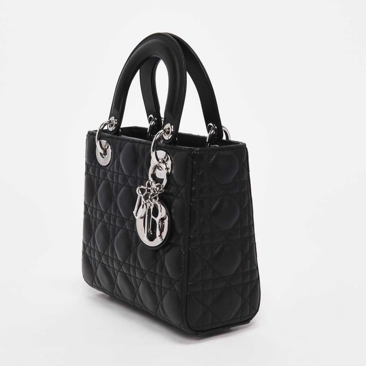 Dior Black Cannage Lambskin Small MyABC Lady Dior Bag