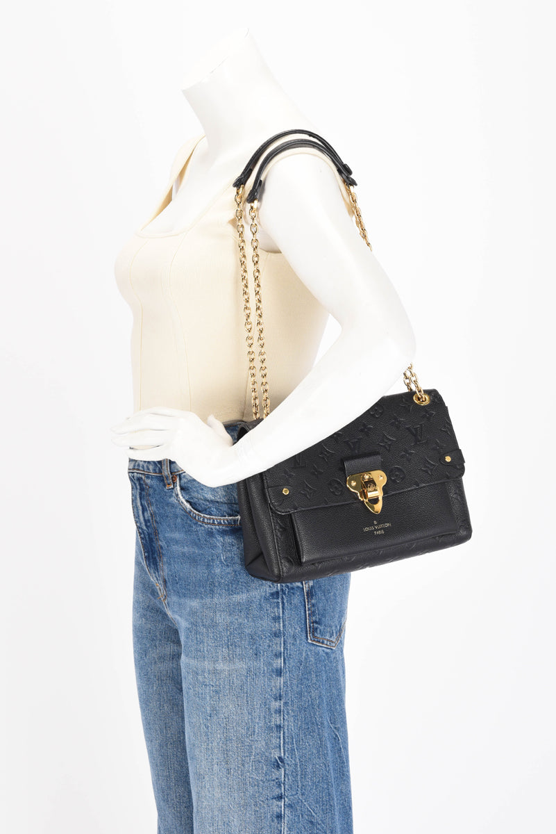 Louis Vuitton Black Empreinte Monogram Vavin PM Bag
