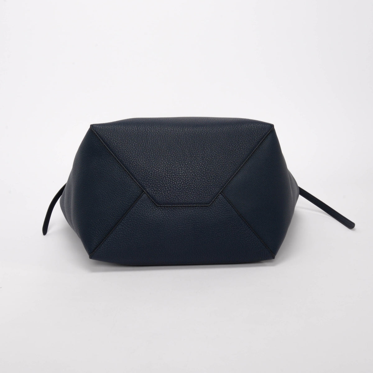 Celine Navy Grained Calfskin Medium Phantom Cabas Tote