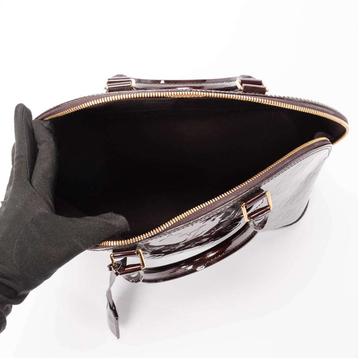 Louis Vuitton Amarante Vernis Alma MM