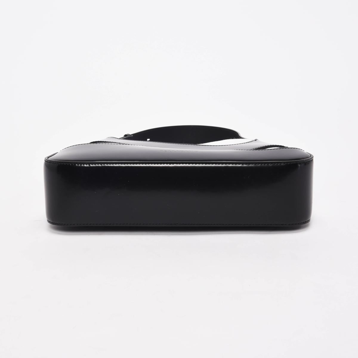 Ferragamo Black & White Cut-Out Detail Bag