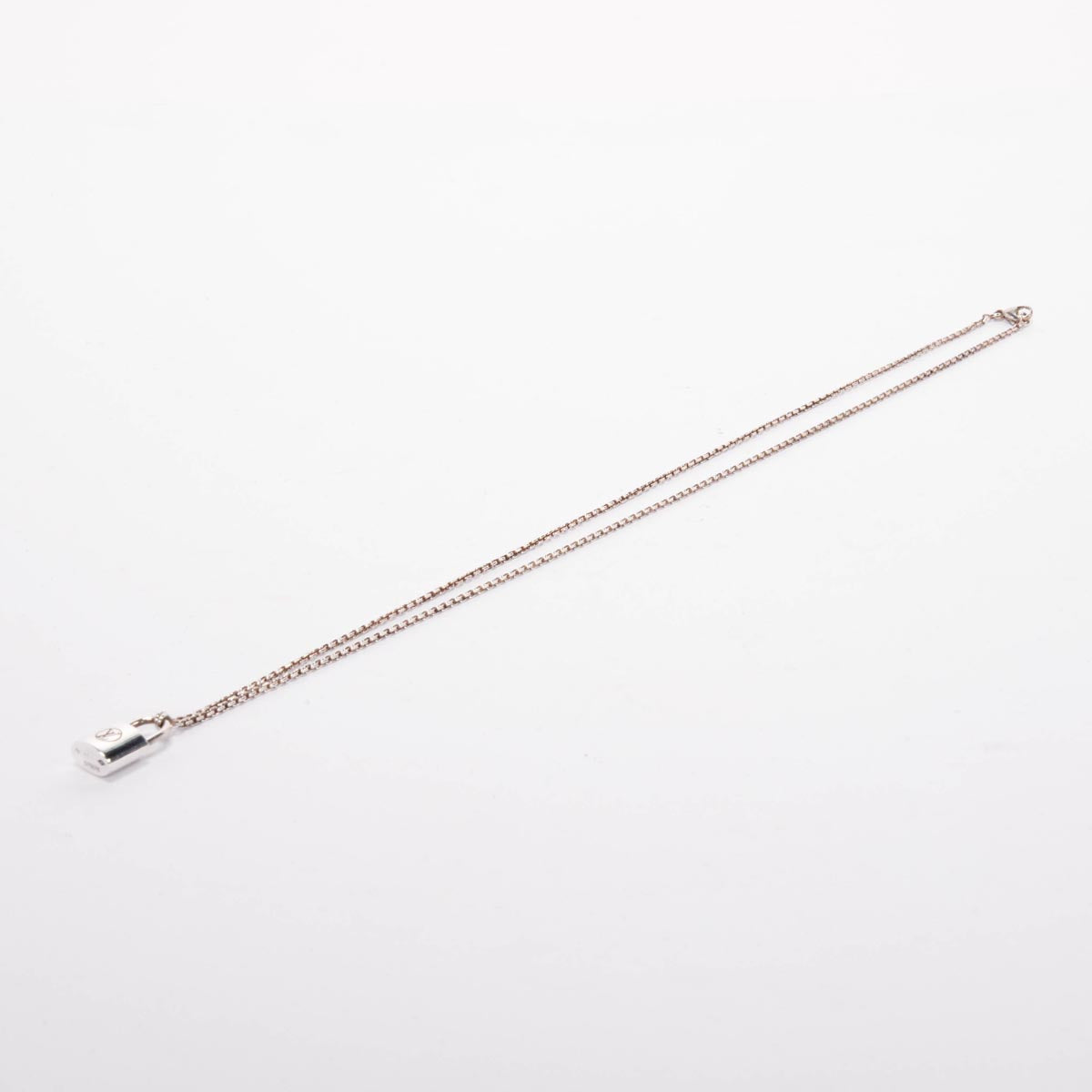 Louis Vuitton Sterling Silver Lockit Pendant