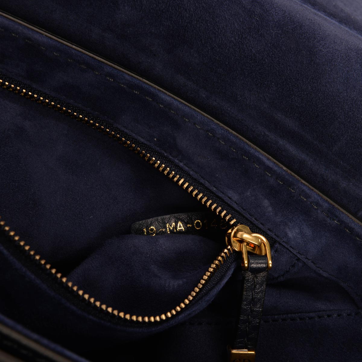 Dior Navy Grained Calfskin Dior(r)evolution Flap Bag