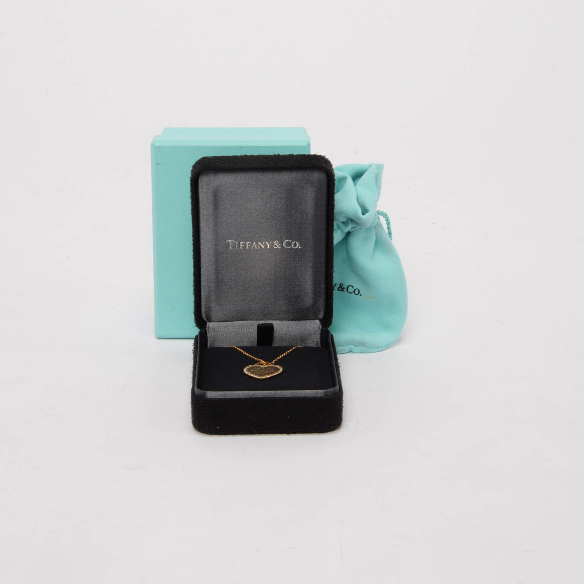 Tiffany & Co 18k Yellow Gold Return to Tiffany Heart Necklace