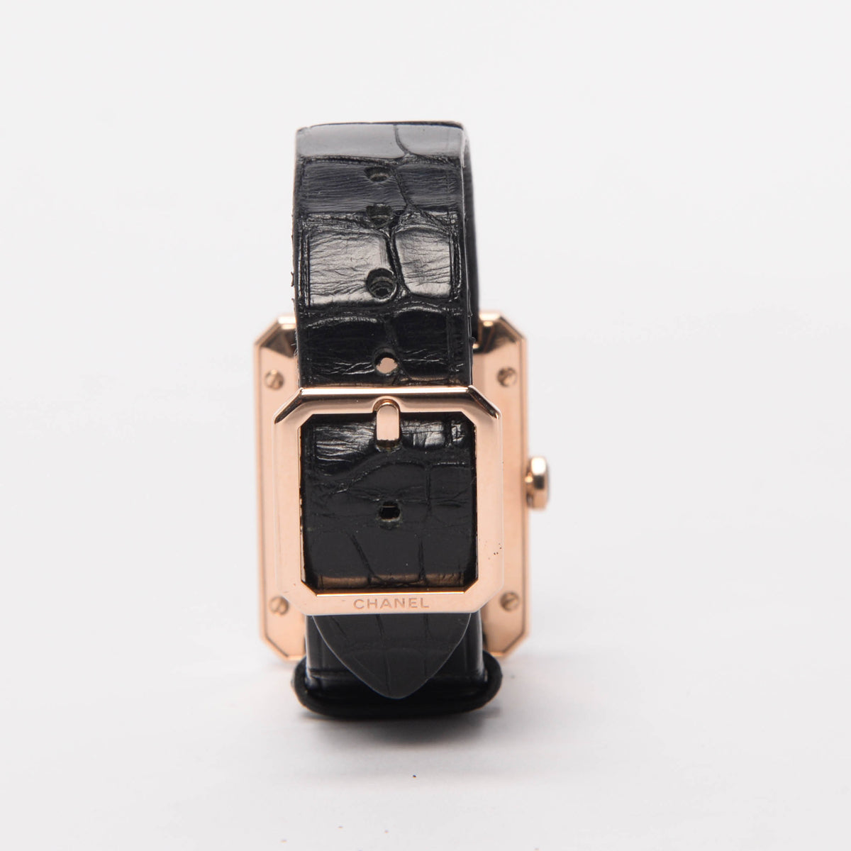 Chanel 18k Beige Gold Medium Boy.Friend Watch