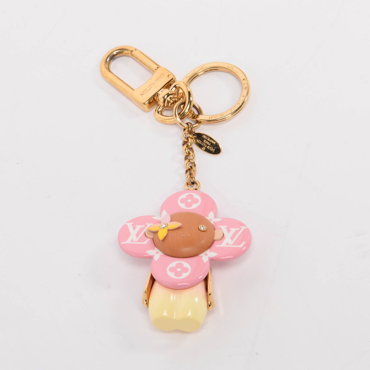 Louis Vuitton Rose Giant Monogram Vivienne Bag Charm