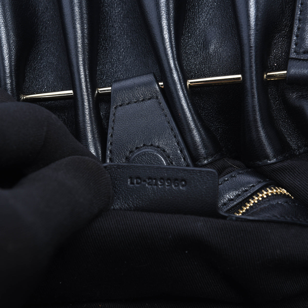 Ferragamo Black Nappa Medium Soft Bag