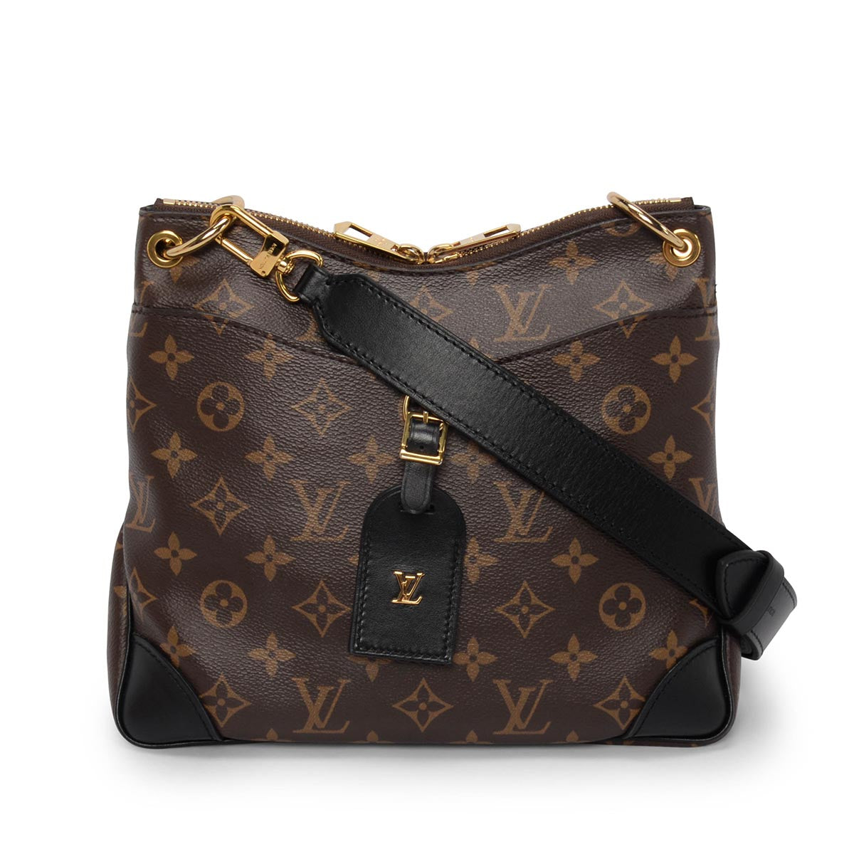 Louis Vuitton Black Monogram Canvas Odeon PM Bag