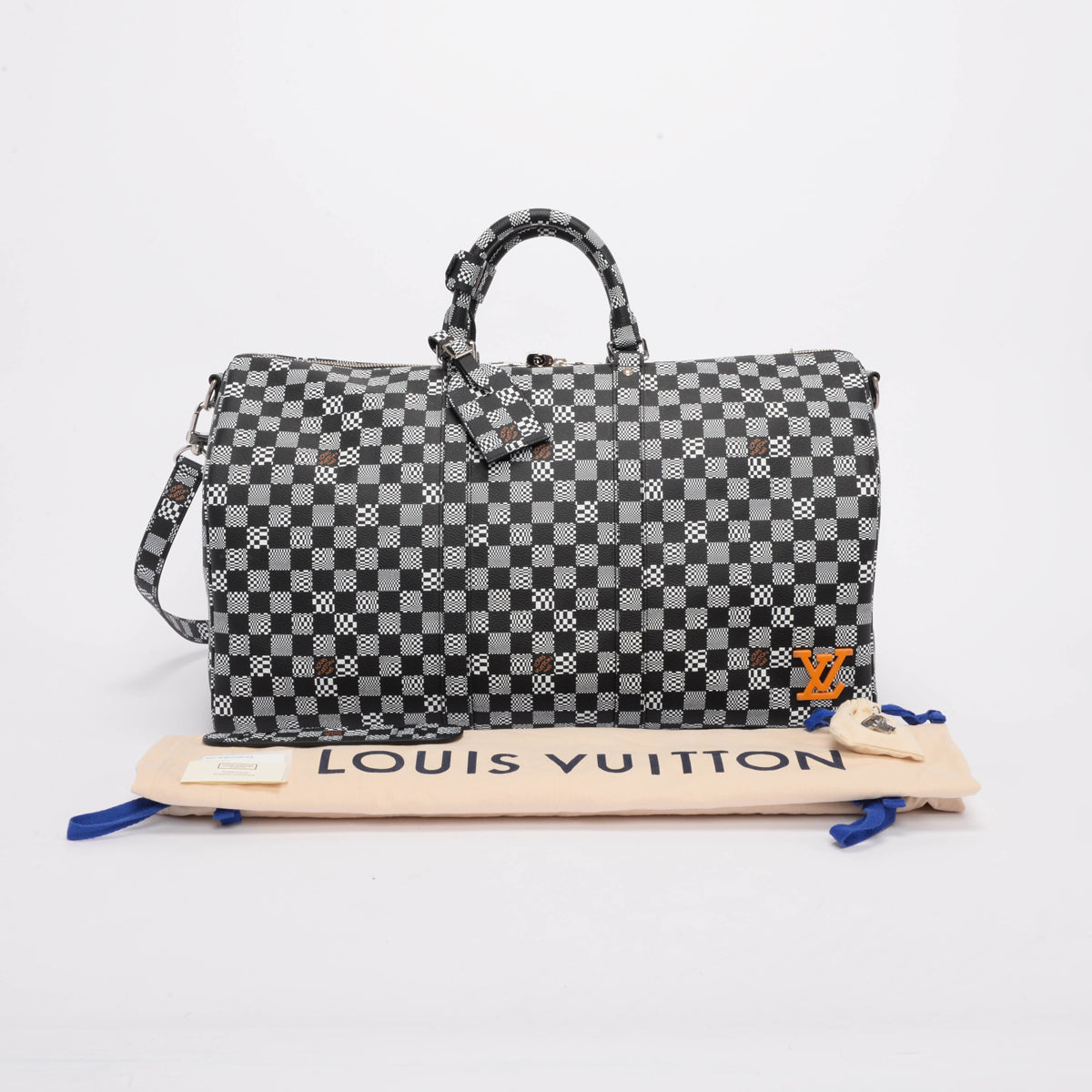 Louis Vuitton Distorted Damier Keepall Bandouliere 50