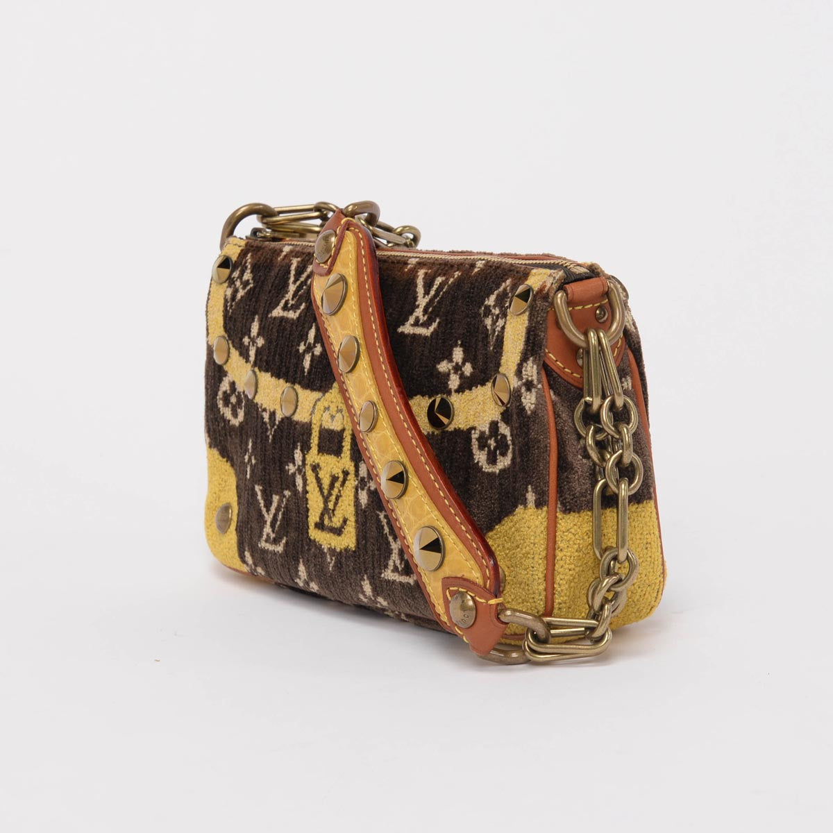 Louis Vuitton Monogram Velvet Trompe L'oeil Pochette
